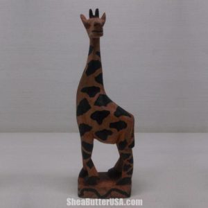 African Hand Carved Giraffe