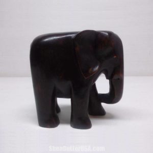 African Hand Carved Elephant