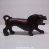 African Hand Carved Lion